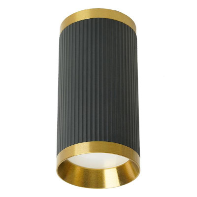 Светильник ML190 35Вт 230В MR16 потолочн. черн. + античное зол. FERON 48851