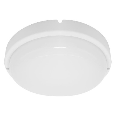 Светильник светодиодный AL3015 12Вт 4000К IP65 960лм 140х35мм. пылевлагозащ. с датчиком освещенности корпус пластик. бел. FERON 51656