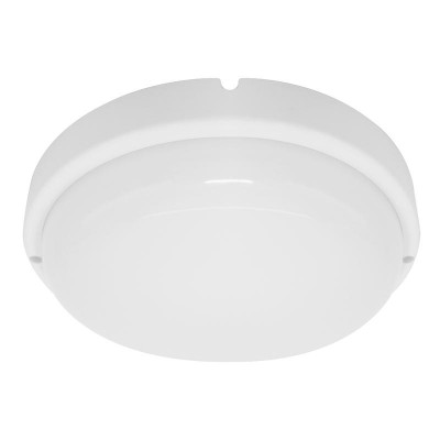 Светильник светодиодный AL3015 12Вт 6500К IP65 960лм 140х35мм стац. с датчиком освещенности пылевлагозащ. корпус пластик. бел. FERON 51657