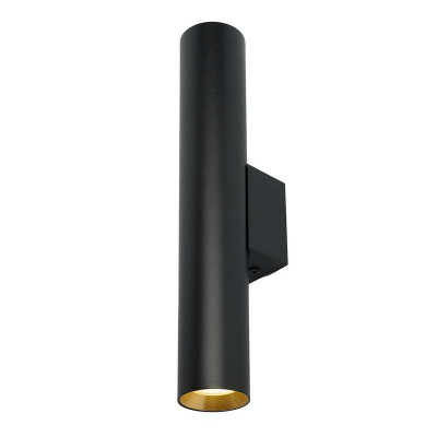 Светильник ML1014 настен. под лампу 2хGU10 черн. + зол. FERON 51383