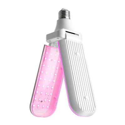 Лампа светодиодная LB-7000 20Вт E27 230В 2-х лепестковая красн./син. спектр FERON 48443