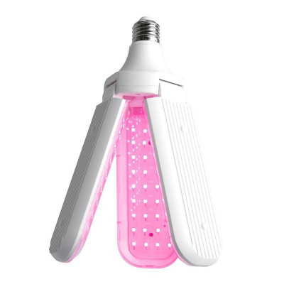 Лампа светодиодная LB-7000 30Вт E27 230В 3-х лепестковая красн./син. спектр FERON 48444