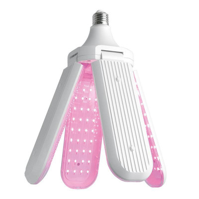 Лампа светодиодная LB-7000 40Вт E27 230В 4-х лепестковая красн./син. спектр FERON 48445