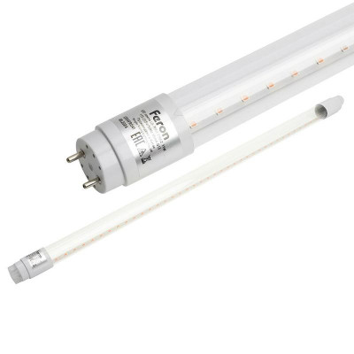 Лампа светодиодная LB-7063 11Вт T8 G13 230В для растений стекло 0.6м красн./син. спектр FERON 51662