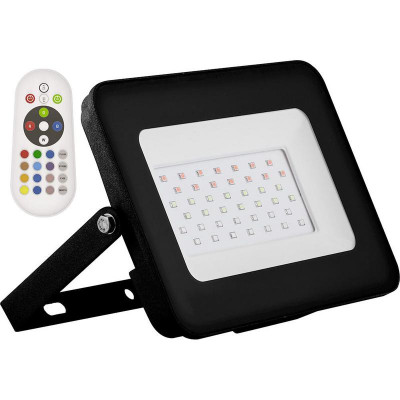 Прожектор светодиодный LL-611 20Вт RGB IP65 AC 230В/50Гц 2835SMD черн. FERON 29701