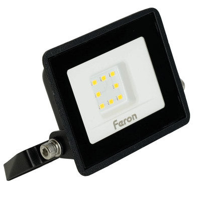 Прожектор светодиодный LL-918 10Вт 6400К IP65 AC 230В/50Гц 2835SMD черн. FERON 29489
