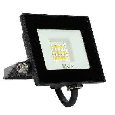 Прожектор светодиодный LL-919 20Вт 4000К IP65 AC 220В/50Гц 2835SMD черн. FERON 29493