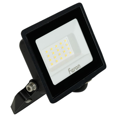 Прожектор светодиодный LL-920 30Вт 6400К IP65 AC 230В/50Гц 2835SMD черн. FERON 32101