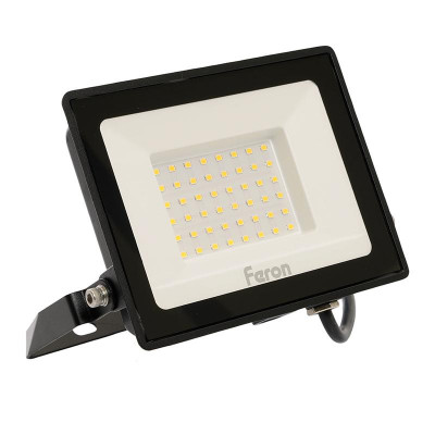 Прожектор светодиодный LL-921 50Вт 6400К IP65 AC 230В/50Гц 2835SMD черн. FERON 32102