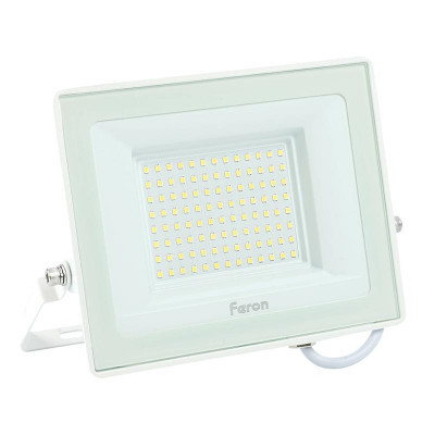 Прожектор светодиодный LL-922 100Вт 6400К IP65 AC 230В/50Гц 2835SMD бел. FERON 52081