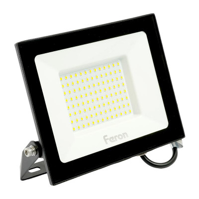 Прожектор светодиодный LL-922 100Вт 6400К IP65 AC 230В/50Гц 2835SMD черн. FERON 32103