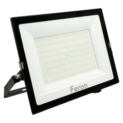 Прожектор светодиодный LL-924 200Вт 4000К IP65 AC 230В/50Гц 2835SMD черн. FERON 48110