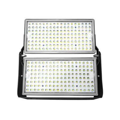 Прожектор светодиодный LL-932 500Вт 6400К IP65 AC 175-265В/50Гц 2835SMD 2х60град. черн. FERON 48973
