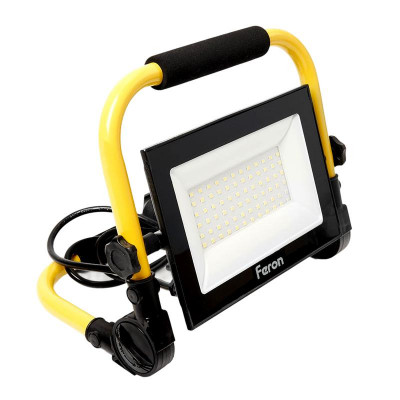 Прожектор LL-515 70Вт 6400К IP65 IP65 6300лм 78хSMD2835 переносной FERON 41545