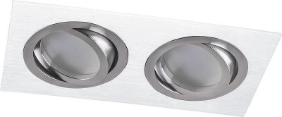 Светильник DL2802 G5.3 MR16 потолочн. встраив. бел. хром FERON 32640