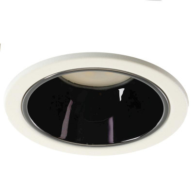 Светильник DL3102 G5.3 MR16 потолочн. встраив. бел. + черн. хром FERON 51399