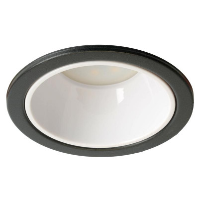 Светильник DL3102 G5.3 MR16 потолочн. встраив. черн. + бел. FERON 51401