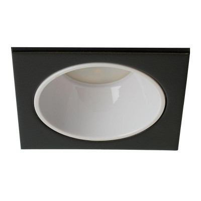 Светильник DL3112 G5.3 MR16 потолочн. встраив. черн. + бел. FERON 51407