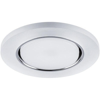 Светильник CD5020 15Вт GX53 встраив. без лампы со светодиод. подсветкой 20LEDх2835 SMD 4000К с драйвером в комплекте бел. матов. FERON 32659