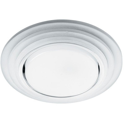Светильник CD5023 15Вт GX53 встраив. без лампы со светодиод. подсветкой 20LEDх2835 SMD 4000К с драйвером в комплекте матов. хром круг FERON 40522