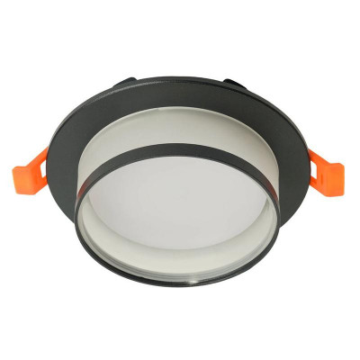 Светильник DL500 15Вт 230В GX53 потолочн. встраив. круг без лампы черн. FERON 51086