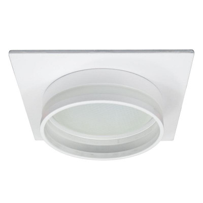 Светильник DL503 15Вт 230В GX53 потолочн. встраив. квадрат без лампы бел. LUNA FERON 51091