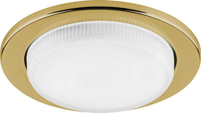 Светильник DL53 20Вт 230В GX53 потолочн. встраив. без лампы зол. FERON 28453