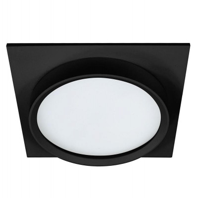 Светильник DL705 25Вт 230В GX70 IP44 потолочн. встраив. квадрат без лампы черн. FERON 51108