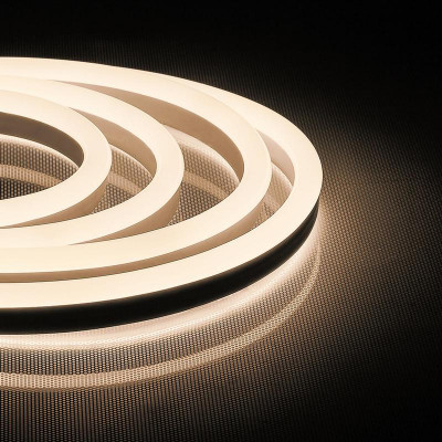 Лента светодиодная LS721 144SMD(2835)/м 12Вт/м 220В IP67 3000К с 1 сетевым шнуром 1 заглушкой 1 коннектором в комплекте (уп.50м) FERON 32711