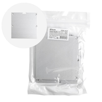 Заглушка LD361 для профиля CAB265 без отверст. (уп.4шт) FERON 48236