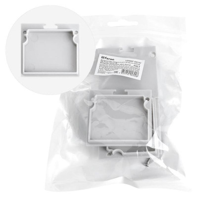 Заглушка LD367 для профиля CAB268 без отверст. (уп.4шт) FERON 48242