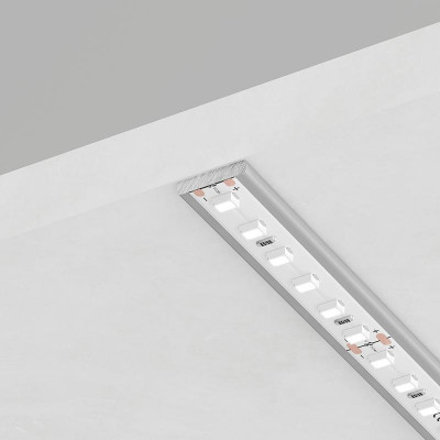 Профиль накладной CAB285 ПОЛОСА 12х2мм L2000 алюм. серебр. FERON 48116