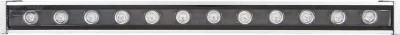 Прожектор светодиодный LL-892 12Вт RGB IP65 DC 24В 500х40х48мм с DMX 12LED линейный для подсветки стен FERON 32257