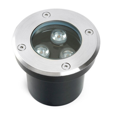 Светильник SP2801 3Вт 4000К IP67 AC/DC 12-24В D100хH80мм внутр. d70мм тротуарный FERON 48345