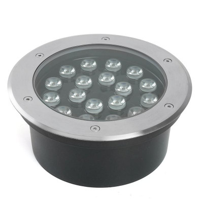 Светильник SP2804 20Вт 4000К IP67 AC/DC 12В D200хH90мм внутр. d170мм тротуарный FERON 48454