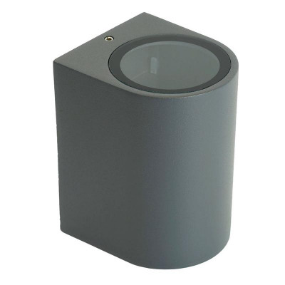 Светильник DH014 GU10 230В садово-парковый на стену сер. FERON 11867