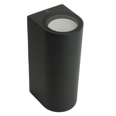 Светильник DH015 2хGU10 230В садово-парковый на стену черн. FERON 11883