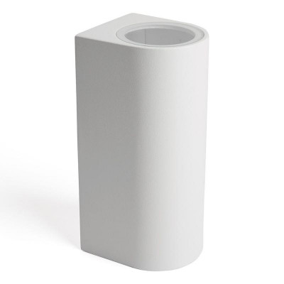 Светильник DH015 2хGU10 230В садово-парковый на стену бел. FERON 48340