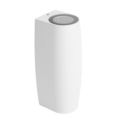 Светильник DH025 2хGU10 230В MR11 садово-парковый на стену бел. FERON 51307