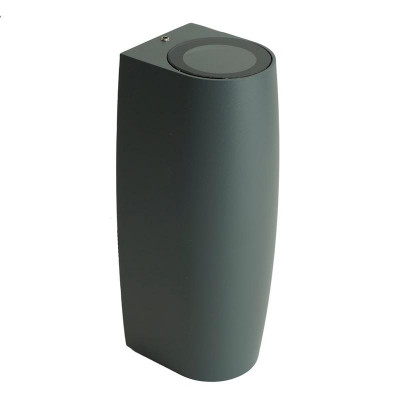 Светильник DH025 2хGU10 230В MR11 садово-парковый на стену сер. FERON 51306