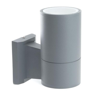 Светильник DH0701 E27 230В садово-парковый на стену вверх сер. FERON 06297