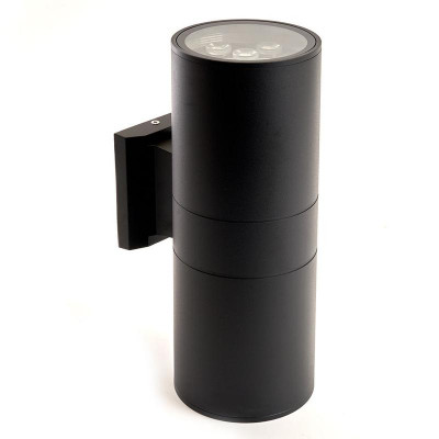 Светильник светодиодный DH0710 2х9Вт 2700К 1500лм уличный черн. FERON 48354