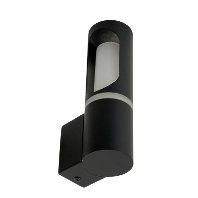 Светильник DH1101 15Вт GU10 230В 60х200мм для наружного освещения на стену вверх черн. FERON 51233