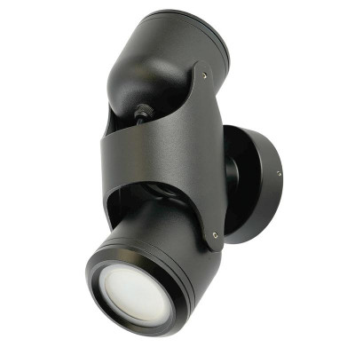 Светильник DH1502 GU10 220-240В садово-парковый на стену черн. FERON 51740