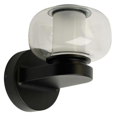 Светильник светодиодный DH1601 12Вт 4000К 900лм уличный на стену вверх черн. FERON 51988