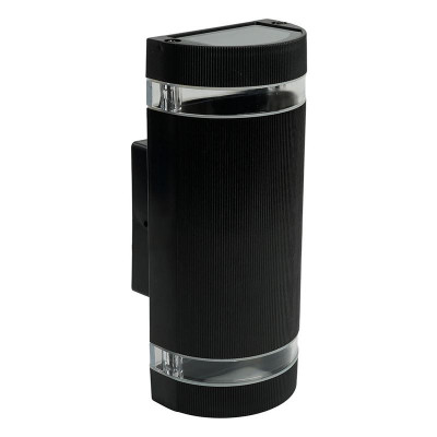 Светильник DH1702-P 2хGU10 220-240В садово-парковый с клеммой в комплекте пластик черн. FERON 51540