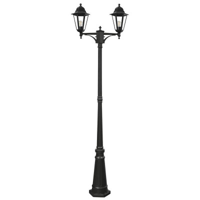 Светильник 6214/PL6214 2х100Вт E27 230В садово-парковый черн. FERON 11078