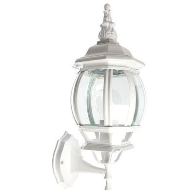 Светильник 8101/PL8101 100Вт E27 230В садово-парковый на стену вверх бел. FERON 11095