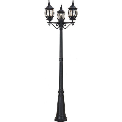 Светильник 8115/PL8115 3х100Вт E27 230В садово-парковый черн. FERON 11214