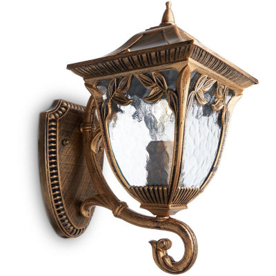 Светильник PL4071 60Вт E27 IP44 230В садово-парковый черн. зол. FERON 11483